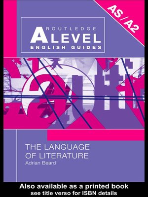 cover image of The Language of Literature